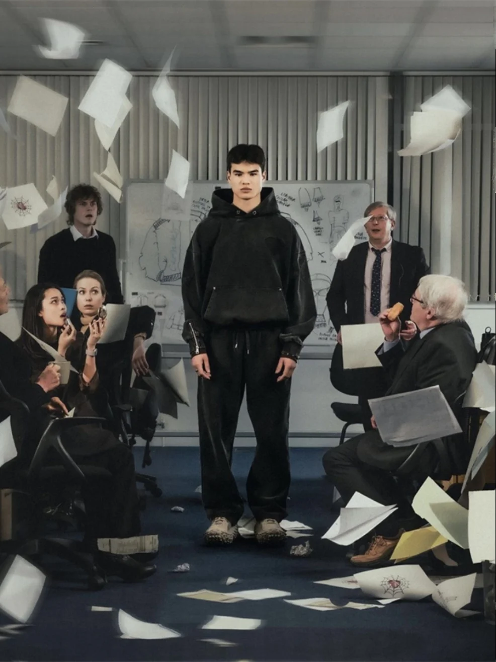 

Комплект с заклепками Heavy Wa Толстовка с капюшоном Spor Fce и заклепками Повседневная свободная посадка Long Sve ex Молодежная одежда