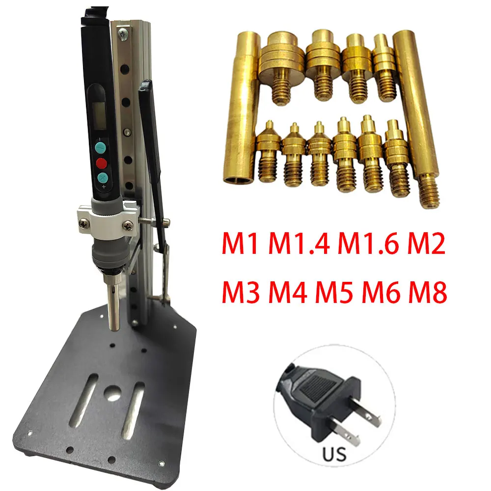 Soldering Iron Tip M2 M2.5 M3 M4 M5 M6 Heat Set Insertion Tool Thread Insert Brass Nut Embedded Kit For 3d Printing Parts