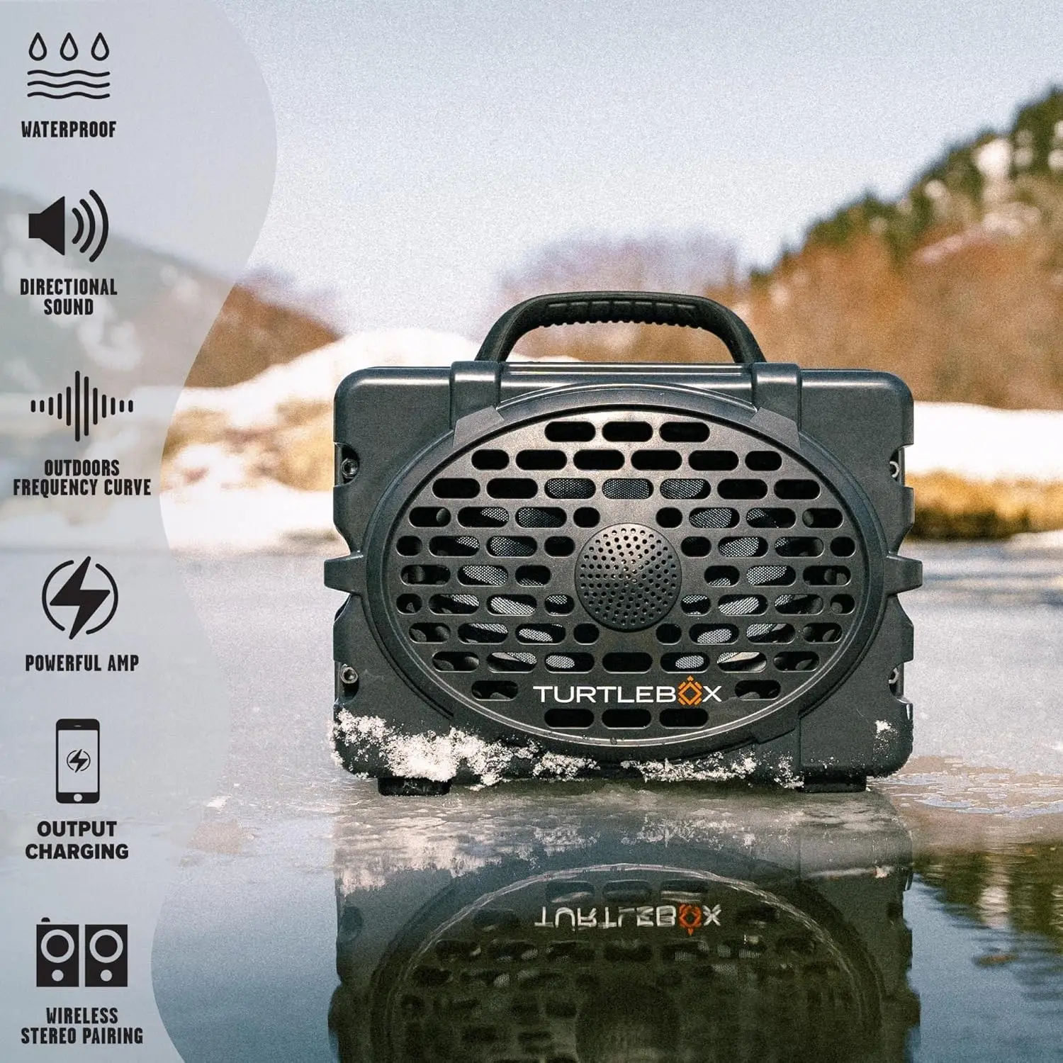 Outdoor Portable Bluetooth 5.0 Speaker | Rugged, IP67, Waterproof, Impact Resistant