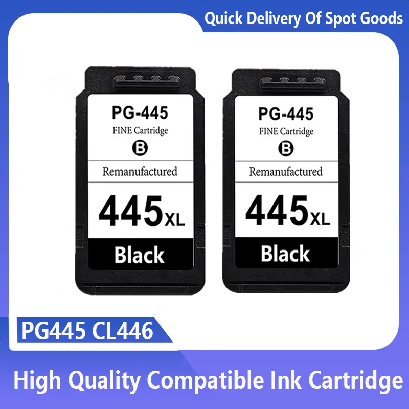 Compatible For Canon PG 445 PG-445 PG-445XL Ink Cartridge MX494 MG2440 MG2540 MG2940 MG2942 Cartridge Ink PG445 CL446