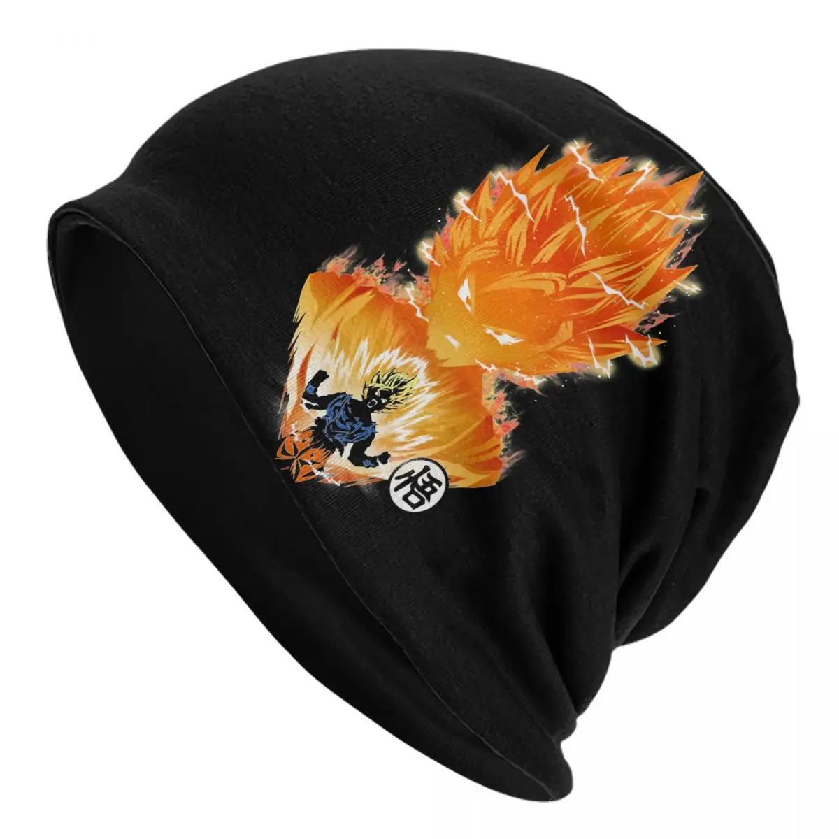 The Angry Super Saiyan Classic Skullies Beanies Hat Dragon Ball Hip Hop Unisex Street Cap Warm Dual-use Bonnet