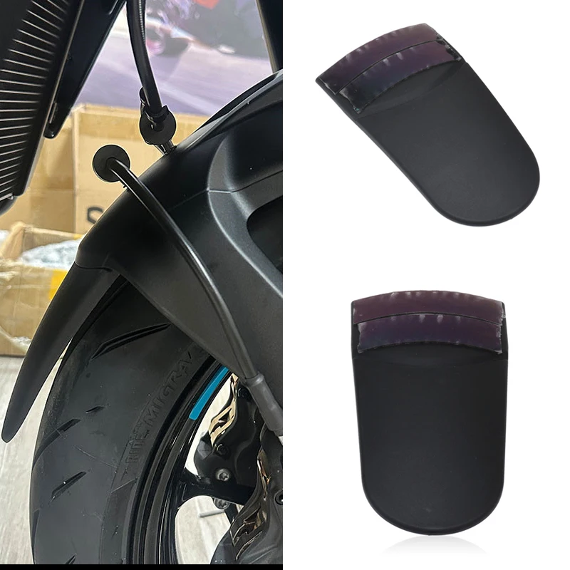 For CFMOTO 675NK 450NK 800NK Motorcycle Fender Front Mudguard Extender Fender Splash Extension Pad 675NK Front Fender Lengthener