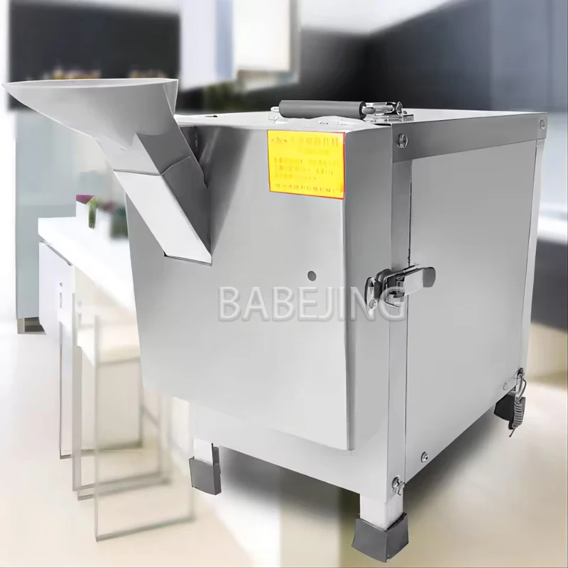 Electric Fully Automatic Garlic Slicer Stainless Steel Blade Vegetable Chopper for Kitchen Use