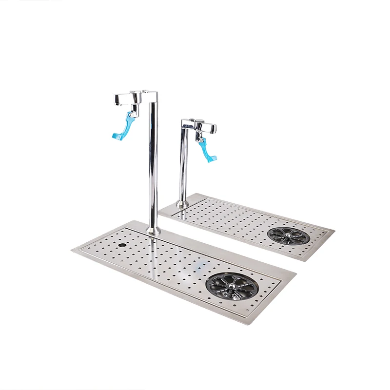 

Cafe bar embedded cup washer sink milk tea shop automatic high pressure cup push faucet