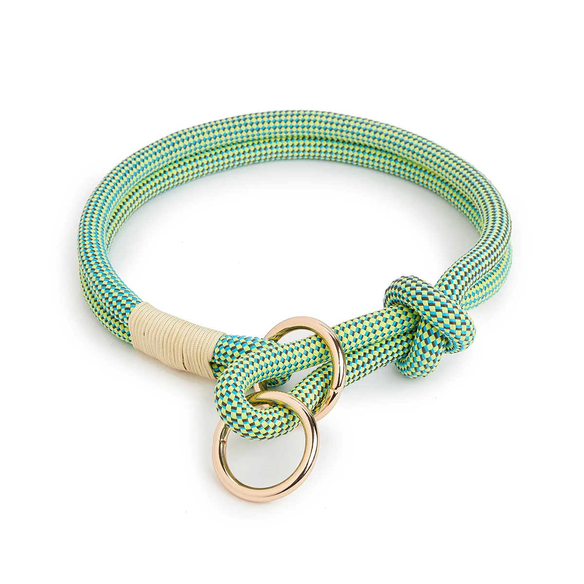 Slip-Nylon-Halsband- und Leinen-Sets, Haustier-Halsring, verstellbares Seil für kleine, mittelgroße und große, einfach zu handhabende Outdoor-Walking-Hunde, 4 Größen – Detail 2
