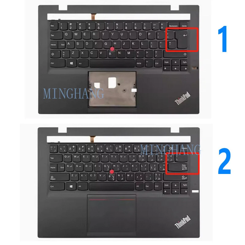 M  For Lenovo Thinkpad X1 Carbon 2014 Laptop Keyboard Palmrest Upper Case C Shell