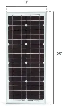 Kit de painel solar Ase 60W / 24V com baterias de alta capacidade |   Fas-Kitlif60W24Vbat