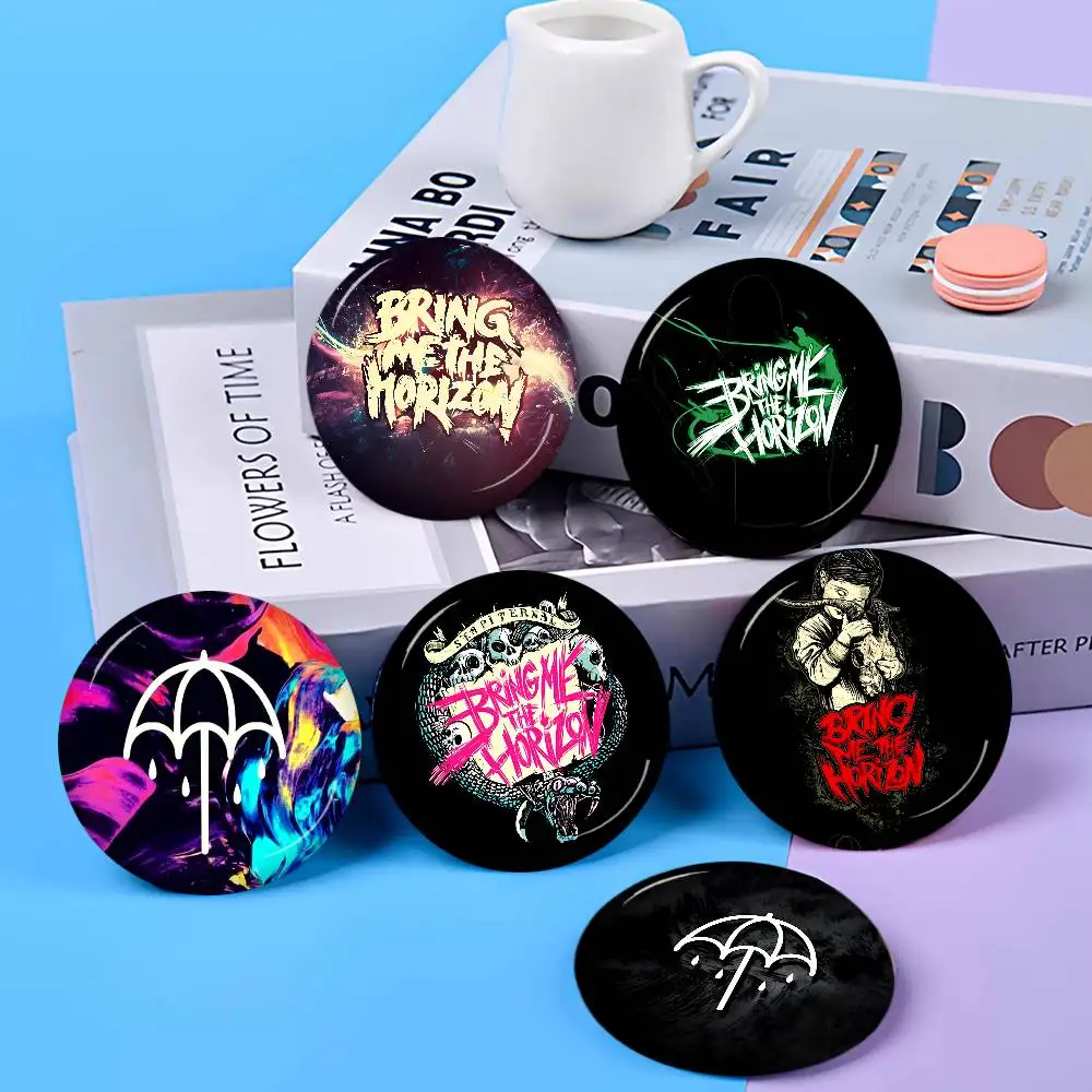 Powerful Rock Band B-Bring Me the Horizon Anime Brooches Cute Cartoon  Badge Jacket Jeans Lapel Pin Gift Accessorie