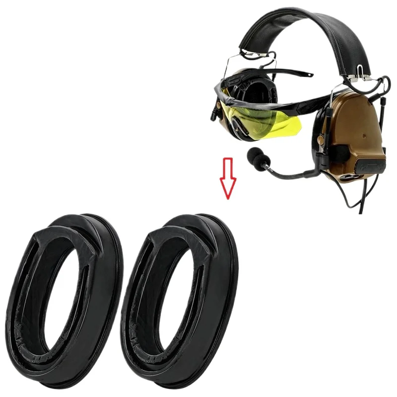 

COMTAC I /II /III Noise Reduction Pickup Headphone Supplement - Glasses Slot Silicone Earmuffs 2pcs