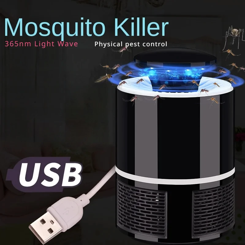 Mosquitoes Killer Light Repellent Lamp USB Indoor Home Insects Flies Catcher Anti-mosquito Purple Lighting For Children Gravida