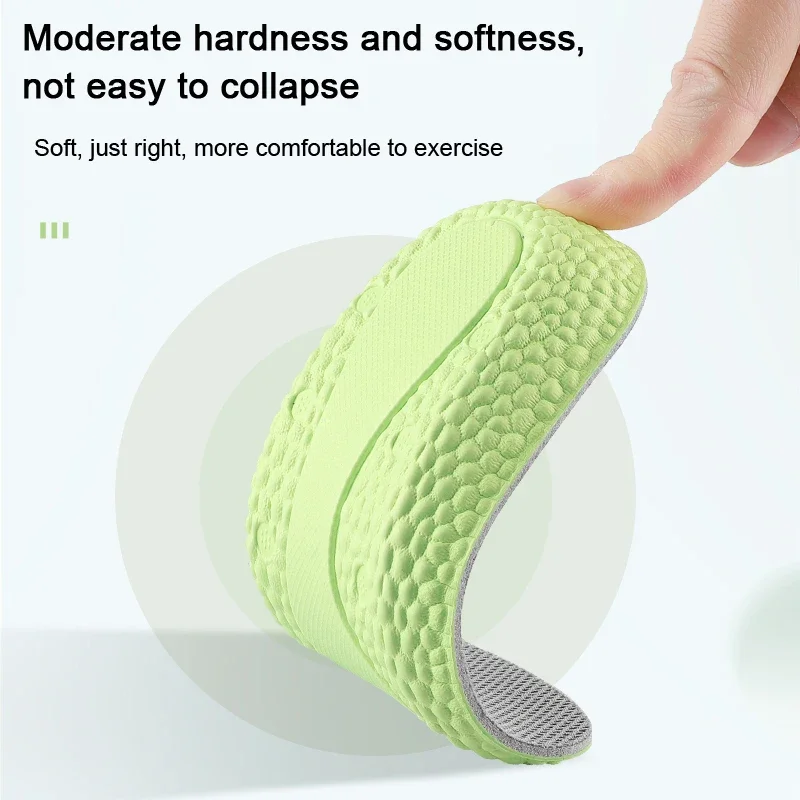 Soletta per aumento di altezza Soletta interna invisibile per rialzo Sneaker Mezza cuscino Scarpe sportive Cuscinetti Boost per uomo Donna 1,5-3,5 CM