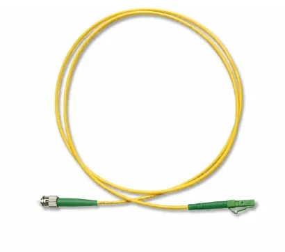 OS2 Single Mode Fiber Patch Cable FC/APC to LC/APC Simplex LSZH Fiber Optic Jumper Low Insertion Loss for FTTH Network
