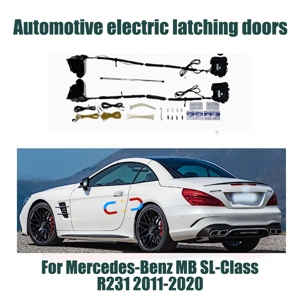 For Mercedes-Benz MB SL-Class R231 2011-2020 Car Close Doors Super Silence Automatic Suction Door Closing Automatic Door