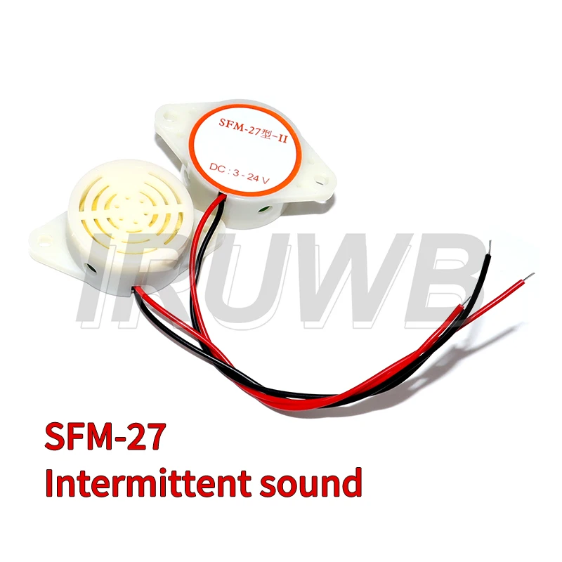 SFM-27 صفارة نشطة إنذار 95DB 3015 صفارة متقطعة عالية ديسيبل تيار مستمر 3-24 فولت 12 فولت، لاردوينو #1