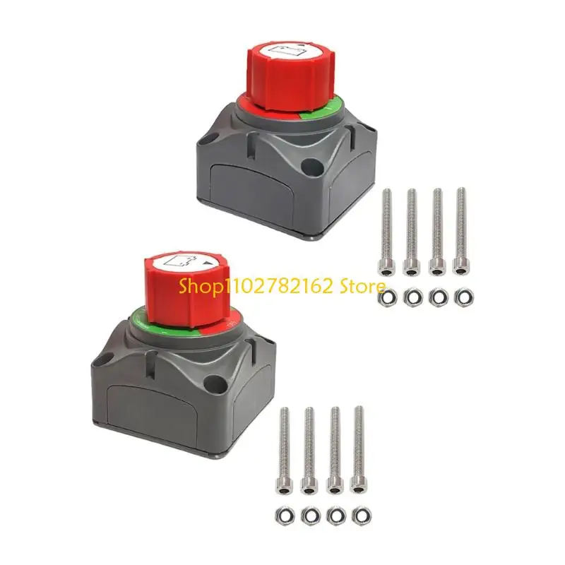 

547B Heavy Duty Brass Battery Disconnect Switches for 200 Amps Load with Corrosion Resistance in Vehicles Motorhome and Boats
