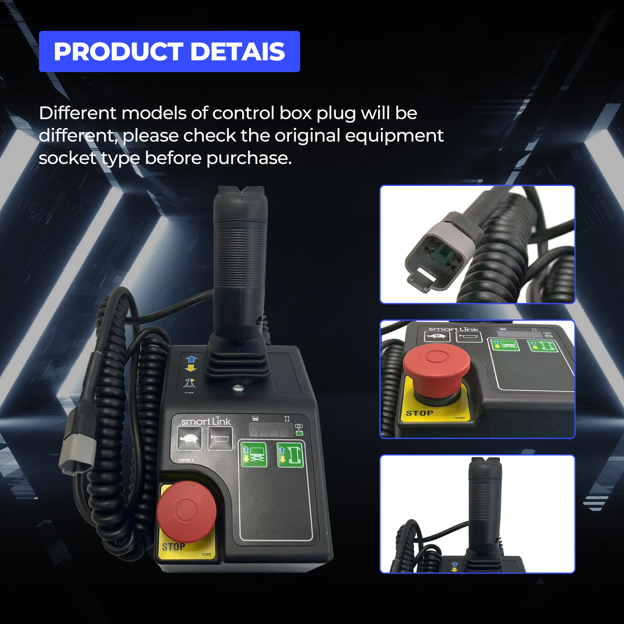 Caixa de controle 1256727GT para Genie Lift Gen 6 GR-12, GR-15, GR-20, GRC-12, GS-1930/1932/3246/1530/1532/4047/2032/2046/2632/2646