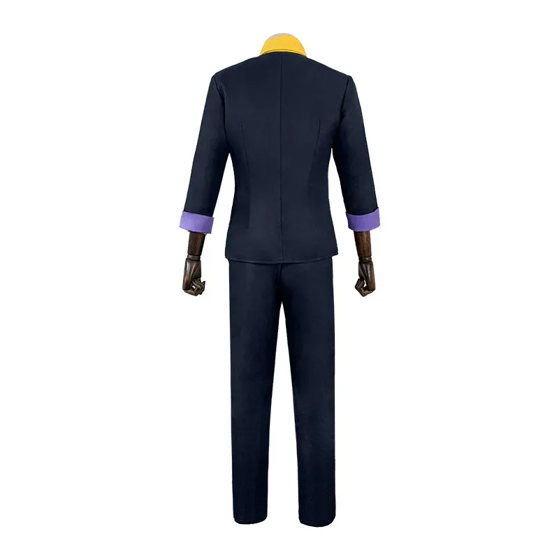 

Костюмы для косплея Spike Spiegel, синяя униформа, аниме, ковбойский костюм Bebop для ролевых игр для мужчин, костюм на Хэллоуин