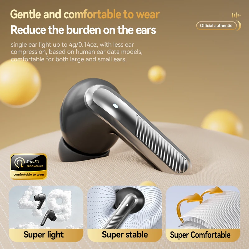 سماعات رأس بلوتوث لاسلكية داخل الأذن من Acer Ohr644 Anc للحد من الضوضاء، تأثير صوت بانورامي مريح يرتدي عمر بطارية طويل مخصص للرياضة والجري متوافق مع الهواتف المحمولة والأجهزة اللوحية #2