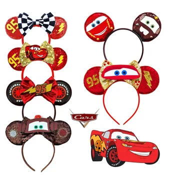 ミッキーマウスリトルマーメイドヘアバンドガールヒラメヘアアクセサリーアリエルヘッドバンド子供セバスチャン真珠シェル耳帽子