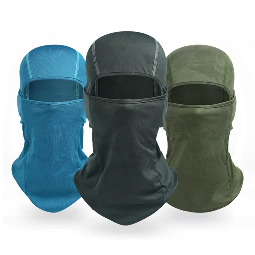 

1pc Cycling Uv Protection Outdoor Sports Face Mask Summer Breathable Reusable Unisex Mask For Hiking Running Riding Navy