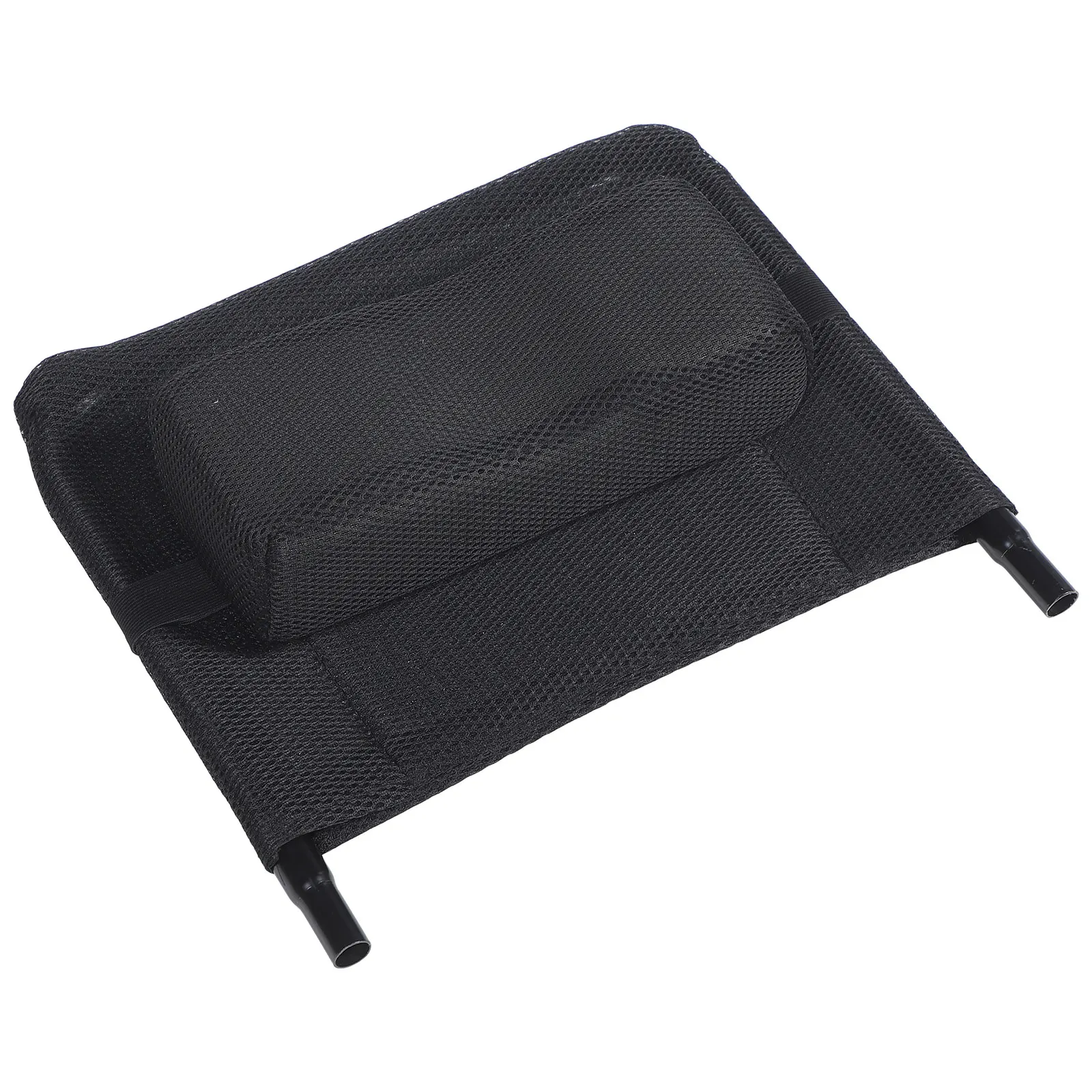 

1 set Deluxe Wheelchair Backrest Extender Detachable Headrest Cloth Heightening Cushion Support Carbon Steel Mesh Comfortable