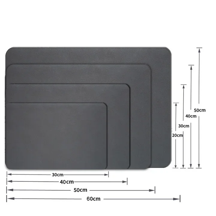 Super Absorbent Large Kitchen Absorbent Mat Antiskid Draining Coffee Dish Drying Mat Quick Dry Bathroom Drain Pad Tableware Mat