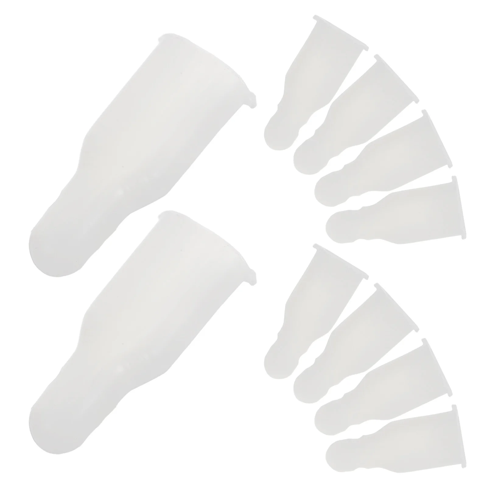 

10Pcs Umbrella Tail Beads 10x6mm Holes End Tips Plastic Parts for Stick Umbrella Rainshade Ribs Easy Installation Stylish