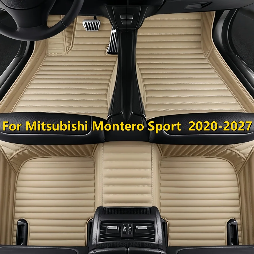 Auto Carpets Car Floor Mats For Mitsubishi Montero Sport 2020 2021 2022 2023 2024 2025 2026 2027 Car Mat Interior Accessories