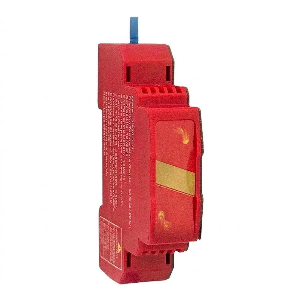 2 Pack Red Automatic Thermal Sensing Device Heat Sensitive Fire Suppression For 35mm DIN Rail Electrical Cabinet Control Box