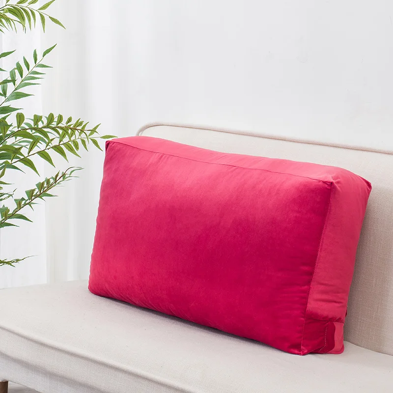 Super Soft Velvet Sofa Cushion Cover Solid Color Simple Home Decorative Throw Pillow Case Large Pillowcase 60x30/70x40/80x50cm