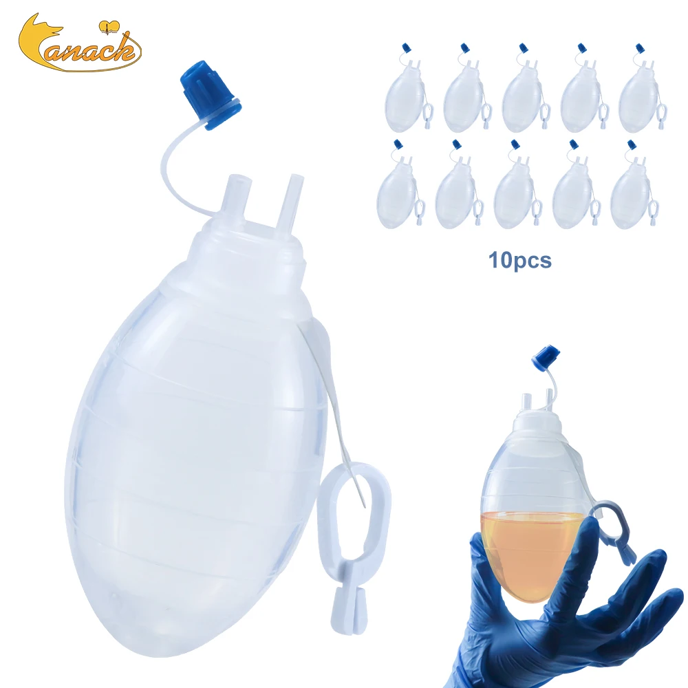 

10pcs Silicone Drainage Negative Pressure Ball Suction Reservoir 100ml-400ml For Postoperative Drain Pet Clinic Vet Equipment