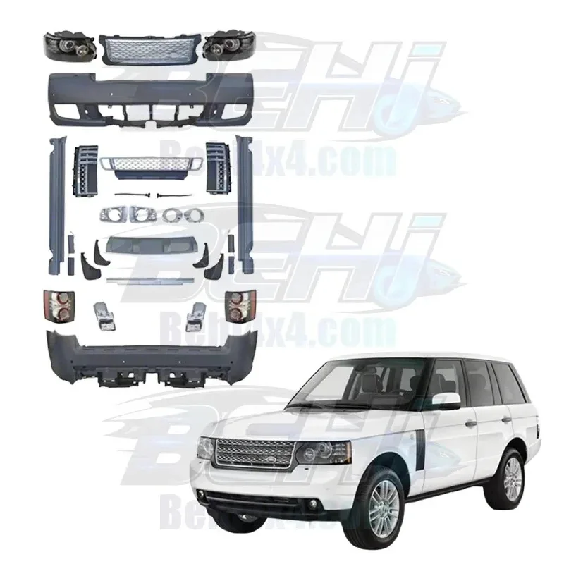 2005-2012  Upgrade 2013 L322 Vogue Autobiography Bodykit Car Grille Side Skirt Vent Front Rear Bumper Headlight Part