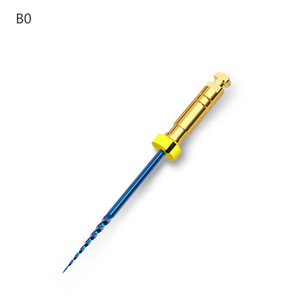4pcs/pack Dental S Blue II NITI Rotary Files Heat Activation 17/10 15/03 20/04 25/04 Endo File Dentistry Endodontic CE Aprroval