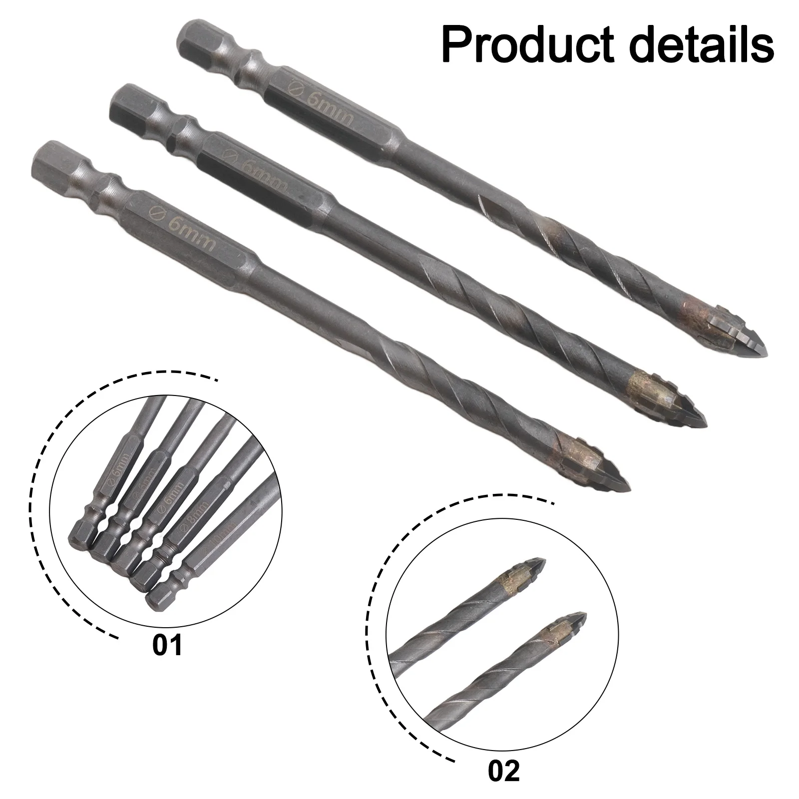 

Efficient 5 Piece Eccentric Drill Bit Set Designed to Handle Tough Materials Like For Concrete and Brick Walls