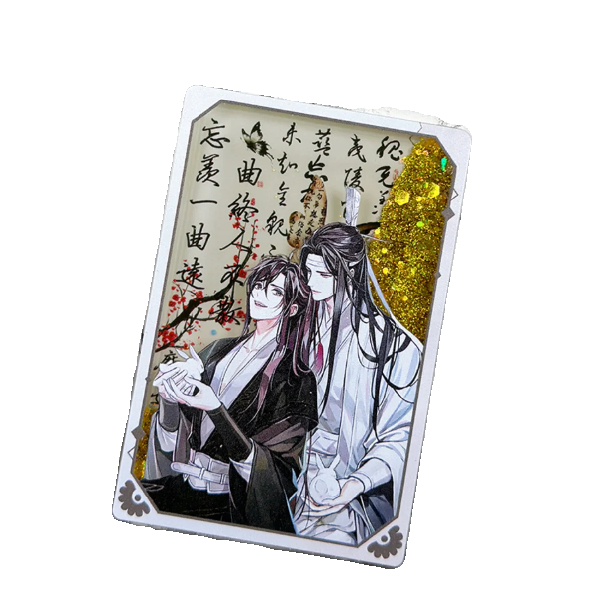 Anime Grandmaster of Demonic Cultivation WeiWuXian LanWangJi Cosplay quicksand standing sign Ornaments gift