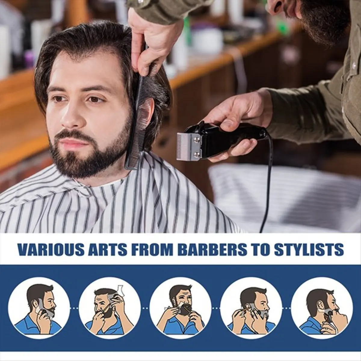 #69T Beard Trimmer Attachment for Braun Series 3 BT32 Electric Razors,Shaver Replacement Heads,(Plastic + Metal)