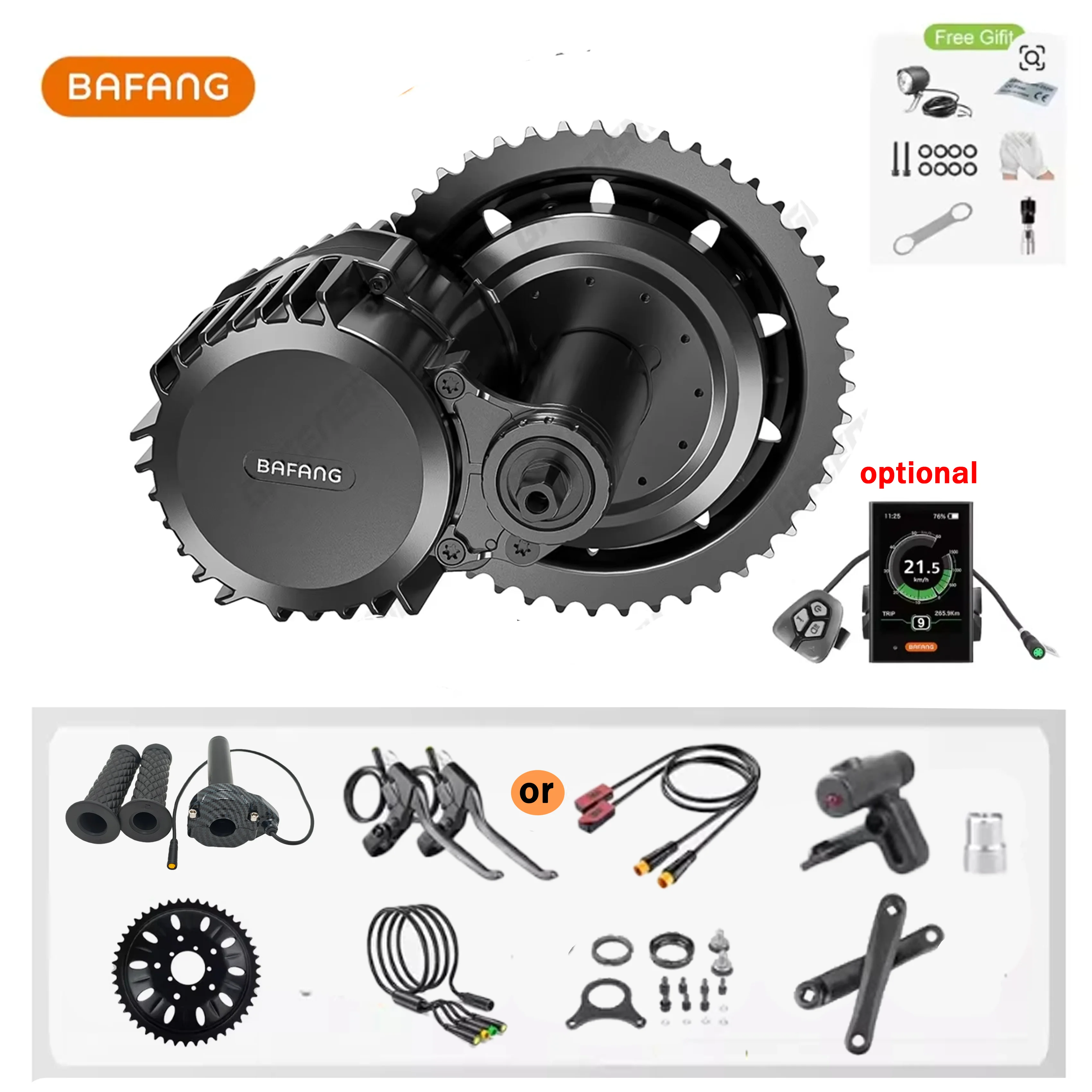 Bafang Bbshd 1000W Conversion Kit - Bafang M615 G320.1000 48V 52V 1000W