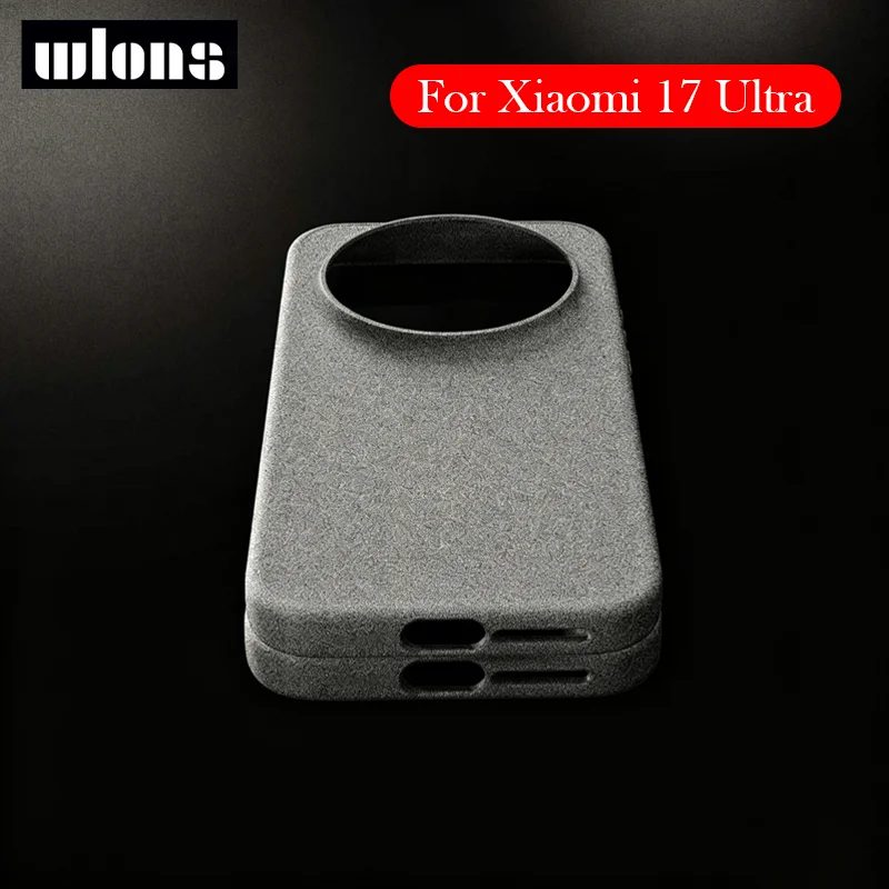 Wlons Case For Xiaomi 17 Ultra Matte Back Cover Case for XIAOMI 17 ULTRA