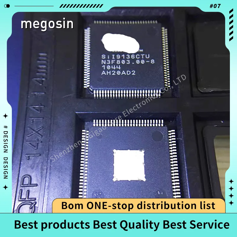 1PCS/LOT  SII9136CTU SIL9136CTU SII9136 QFP100 Liquid crystal screen chip
