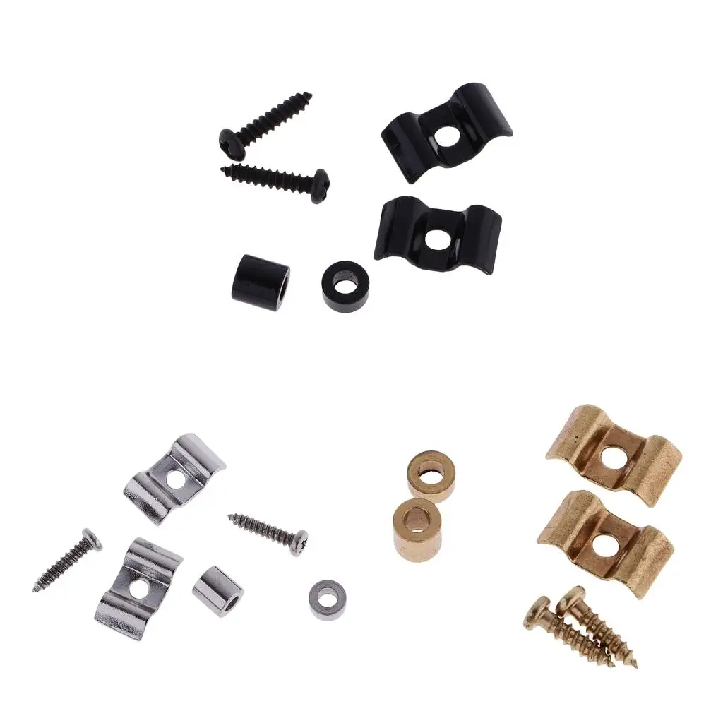 Electric Guitar String Tree Roller Guide Retainer Iron Zinc Alloy for Guitar Hard Case Maintenance