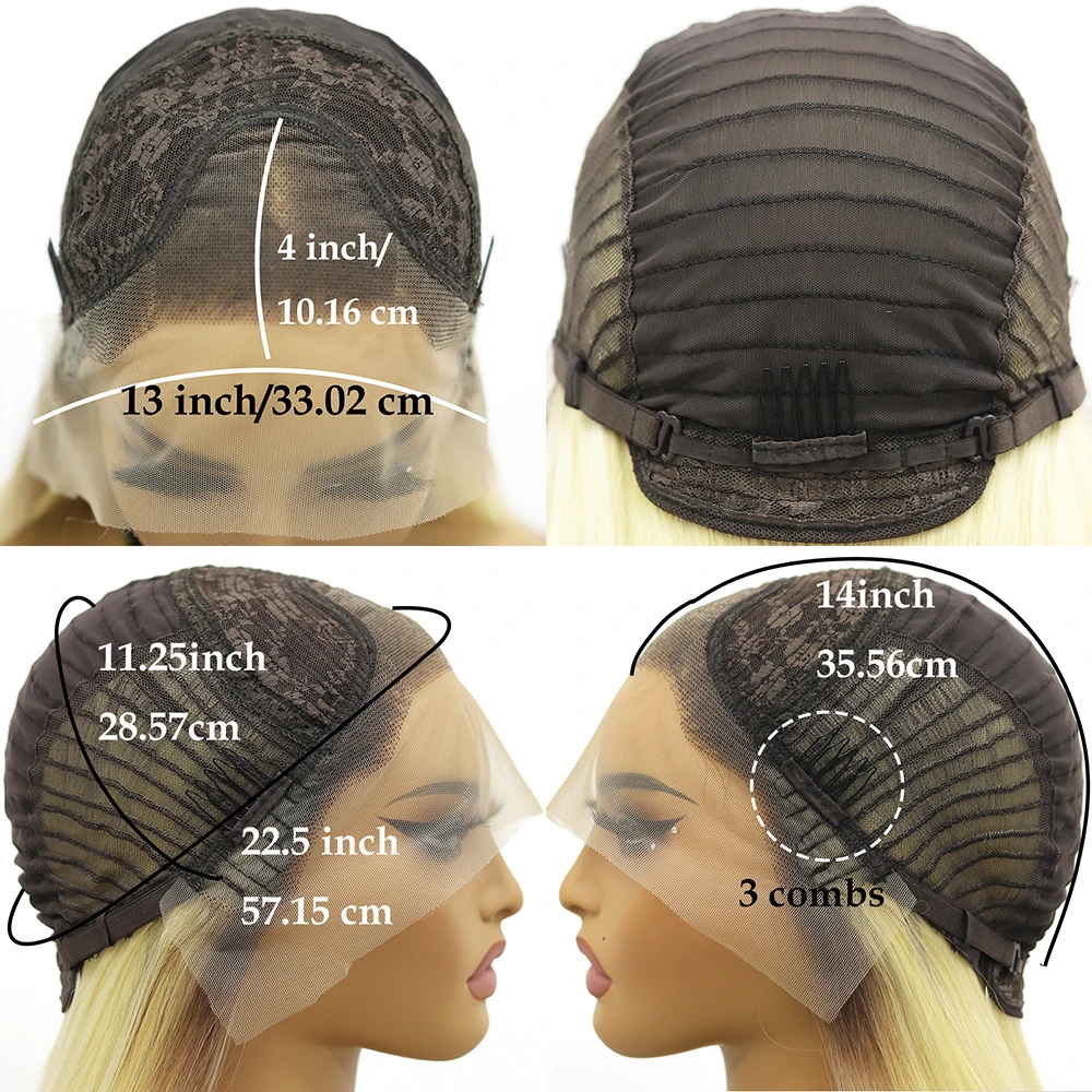 13x4 Zwarte Bob Kant Voorpruik Body Wave Pruiken Natuurlijke Bob Wave Pruik voor Vrouwen Diepe Golf Pruiken Synthetische Vezels Lijmloze Haar Pruiken