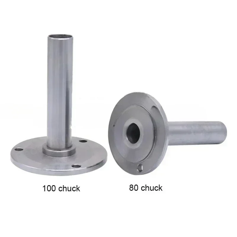 Adapted for Spindle Shaft Diameter 25mm Through Hole 18mm/22mm Chuck Flange Back Plate Base Adapter 80mm/100mm