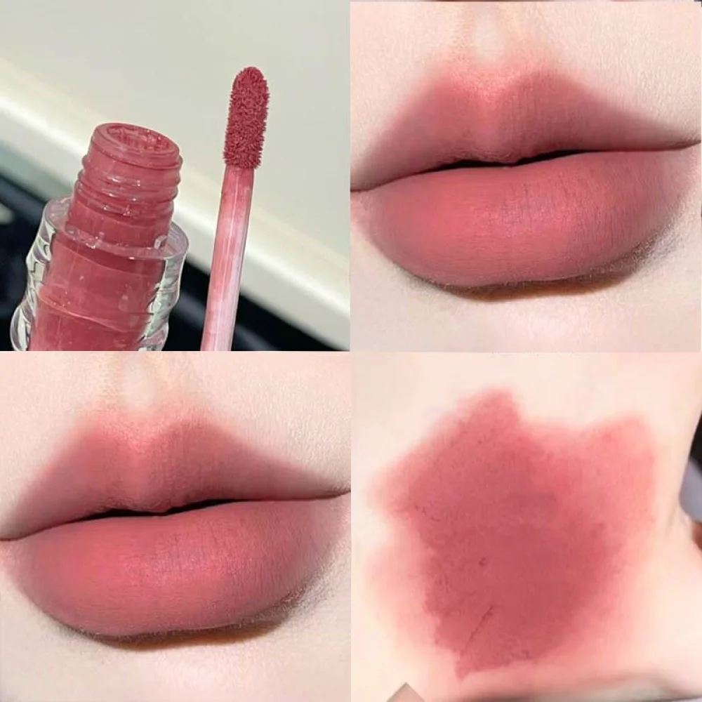 For For Kakashow Professional Lip Gloss Velvet Matte Texture High Pigment Lip Tint Waterproof Long Lasting Makeup Look