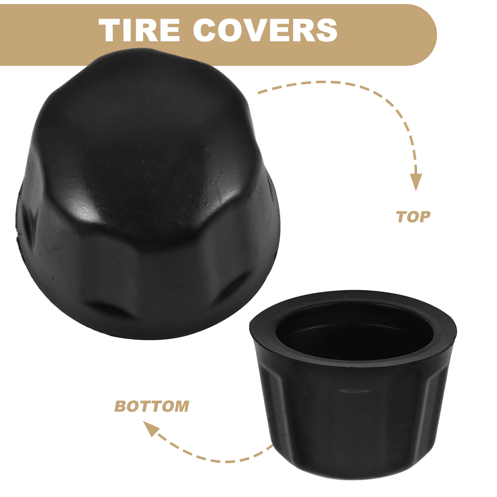 4pcs Wheel Hub Rim Rubber Cap Cover Replacement Caps Quad ATV Parts for 110-250cc ATV