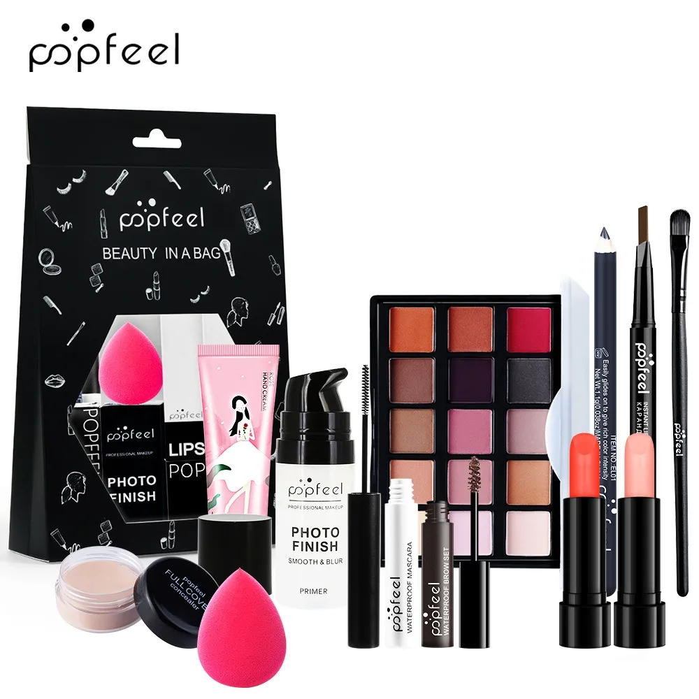 POPFEEL Makeup Set Beginner Makeup Set Beauty Gift Box integrated Makeup Set Box Make-up For Women Makeup Products