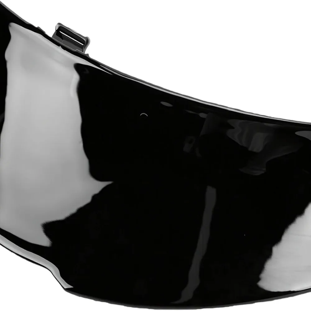 ABS Motorcycle Helmet Rear Spoiler Gloss Black Easy To Handle Helmet Tail Wing Replacement for K1 / K1S helmets