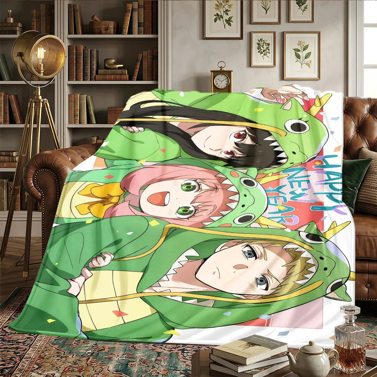 SPY FAMILY Patterns Home Blanket High quality All Seasons for Home Decor Naps Warmth and Comfort Gifts -HE45