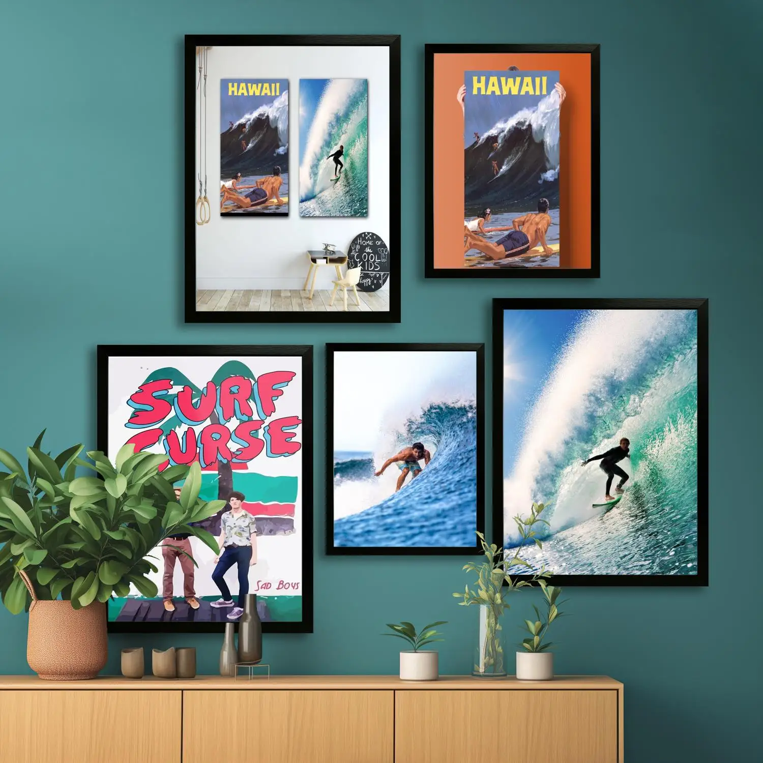 

surf curse Canvas Art Poster and Wall Art, Picture Print, Modern Family Bedroom Decor, Posters,Decorative painting