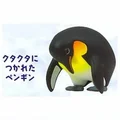 tired penguin stoops