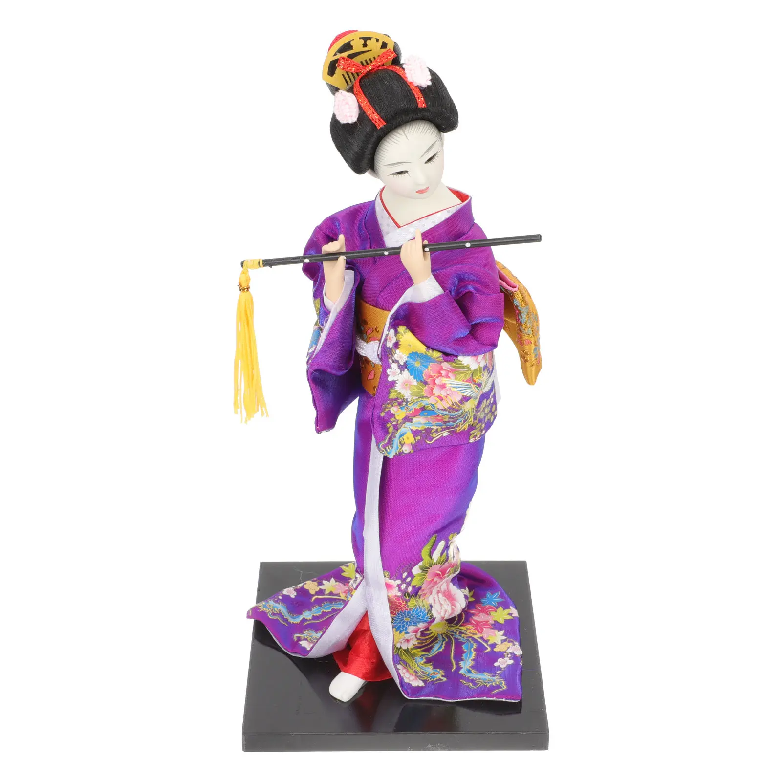 

Japanese Style Geisha Kimono Decorative Ornament Small Desktop Home Office Tabletop Traditional Japanese Decoration